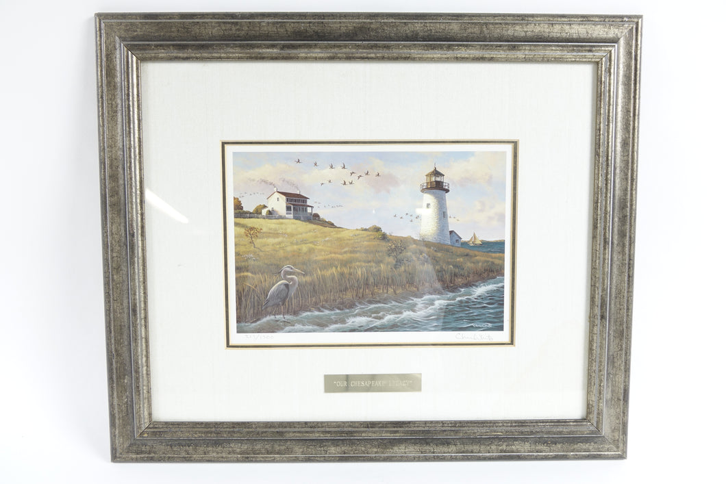 Out Chesapeake Legacy, Signed Print of Original Watercolor Painting