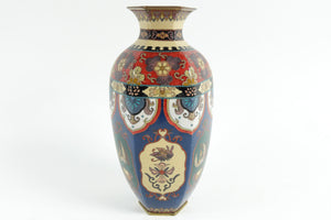 Antique Far East Hexagonal Cloisonne