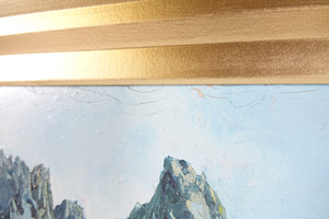 Landscape, Original Oil on Canvas, Signed on back