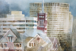 City, Original Watercolor