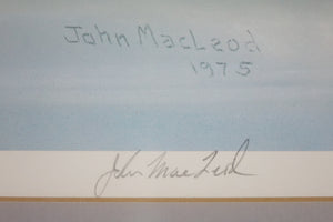 End Signed Print of original Oil on Canvas by Artist John MacLeod