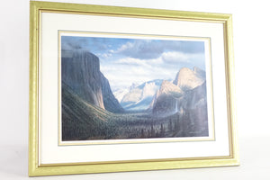 Landscape, Print of original Oil on Canvas, Signed