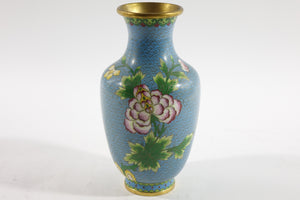 Beautiful Chinese Brass Cloisonne Vase