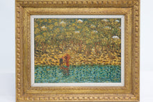 Load image into Gallery viewer, Woman at the Water, Original Oil on Canvas, Signed
