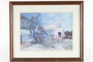 The Barn, Print of original Painting by W. Kahn