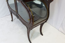 Load image into Gallery viewer, Amazing Antique Glass Decorative Cabinet (38.5&quot; x 13.5&quot; x 67.5&quot;)
