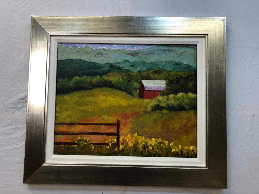 The Barn Original Oil on Canvas