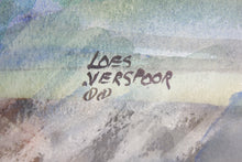 Load image into Gallery viewer, Horse Jockeys, Original Watercolor on Paper, Signed by Artist Loes Verspoor
