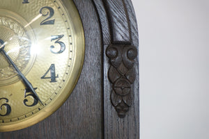 Grand-Father American Oak Clock (20" x 10.5" x 76.5")
