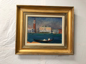 Venise Original Oil Painting Signed at the Bottom