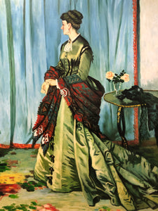 Claude Monet Madame Gaudibert Oil on Canvas