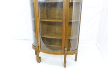 Load image into Gallery viewer, French Corio Cabinet With Curved Glass (38&quot; x 11&quot; x 61.5&quot;)

