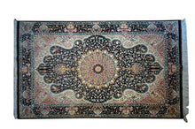Load image into Gallery viewer, Very fine Persian Silk Qum - 4.11&#39;  3.3&#39;

