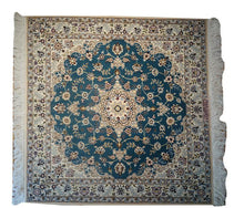 Load image into Gallery viewer, Very fine Persian Nain Silk &amp; Wool - 3.4&#39;  3.4&#39;
