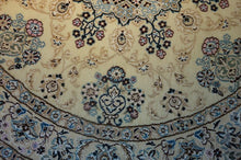 Load image into Gallery viewer, Very fine Persian Nain Wool &amp; Silk - 4.8&#39;  4.8&#39;
