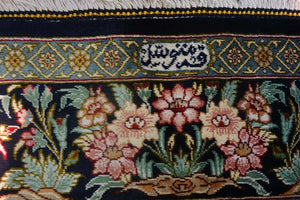 Very fine Persian silk Qum - 5'  3.3'