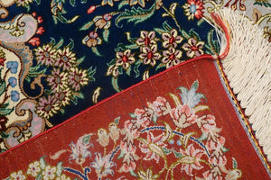 Very fine Persian Silk Qum - 4.9'  3.1'