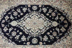 Very fine Persian Nain Silk & Wool - 5.9'  3.5'