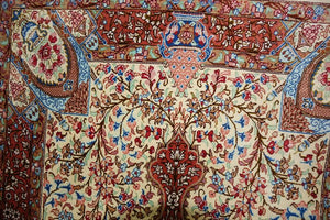 Very fine Persian Silk Qum - 3.4'  2'