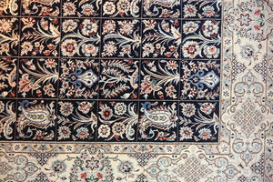 Very fine Persian Nain Silk & Wool - 6.7'  4.3'