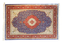 Load image into Gallery viewer, Very fine Persian Silk Qum - 6.5&#39;  4.3&#39;
