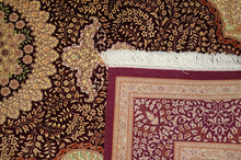 Load image into Gallery viewer, Very fine Persian Silk Qum - 6.6&#39;  4.2&#39;
