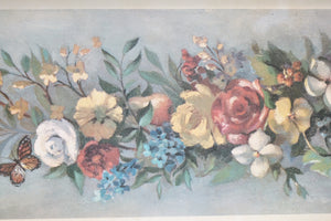 Floral Still Life, Print of original Oil Painting on Canvas, Signed