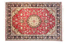 Load image into Gallery viewer, Very fine Persian Tabriz Silk &amp; Wool - 5&#39;  6.1&#39;
