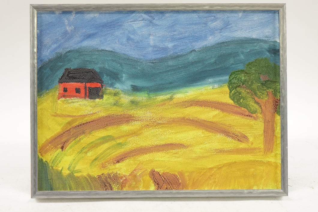 Landscape, Original Acrylic Painting on Canvas