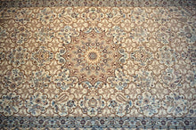 Load image into Gallery viewer, Very fine Persian Nain Silk &amp; Wool - 6.9&#39;  4.2&#39;
