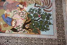 Load image into Gallery viewer, Very fine Persian Isfahan Silk &amp; Wool - 7.7&#39;  5&#39;
