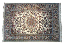Load image into Gallery viewer, Very fine Persian Isfahan Silk &amp; Wool - 7.6&#39;  5&#39;
