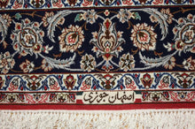 Load image into Gallery viewer, Very fine Persian Isfahan Silk &amp; Wool - 5&#39;  8.2&#39;
