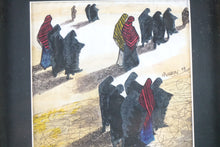 Load image into Gallery viewer, Women in the Dessert, Original Watercolor &amp; Pen on Paper, Signed
