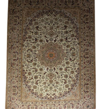 Load image into Gallery viewer, Very fine Persian Isfahan Silk &amp; Wool - 11.6&#39;  8.4&#39;
