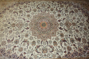 Very fine Persian Isfahan Silk & Wool - 11.6'  8.4'