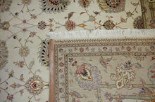 Load image into Gallery viewer, Very fine Persian Tabriz Silk &amp; Wool - 11.8&#39;  8.3&#39;
