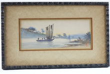 Load image into Gallery viewer, On the River, Original Watercolor on Paper, Signed on the Bottom
