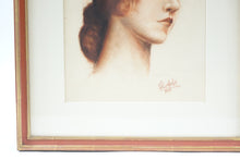 Load image into Gallery viewer, Portrait of a Women II Original Pastel on Paper 1933 Signed
