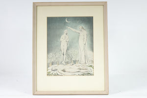 The Chosen Maiden, Pastel Colored Lithograph