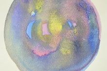 Load image into Gallery viewer, Abstract Sphere Watercolor on Paper Original
