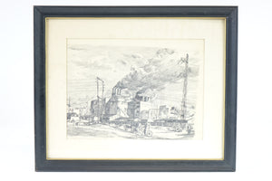 The Factory Original Pencil Drawing Signed