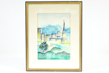 Load image into Gallery viewer, Cityscape Original Watercolor on Paper Signed
