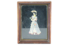 Load image into Gallery viewer, Cross stitch of a Lady Yarn &amp; board Original
