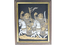 Load image into Gallery viewer, Adorned soldiers Tabat Original Painting on Silk
