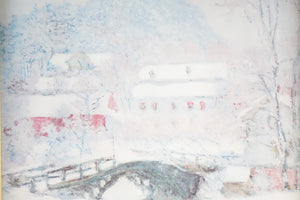 Claude Monet Print of Original Oil Painting Signed