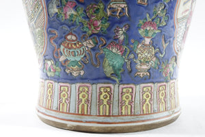 A Pair of Antique Chinese Porcelain Urns