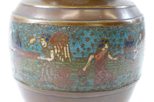 Load image into Gallery viewer, Antique Chinese Bronze Expert Cloisonne with Egyptian Design
