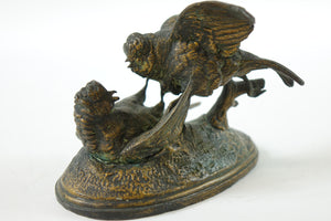 Beautiful Bronze Sculpture of Birds