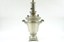 Load image into Gallery viewer, Antique White Metal Russian Samovar
